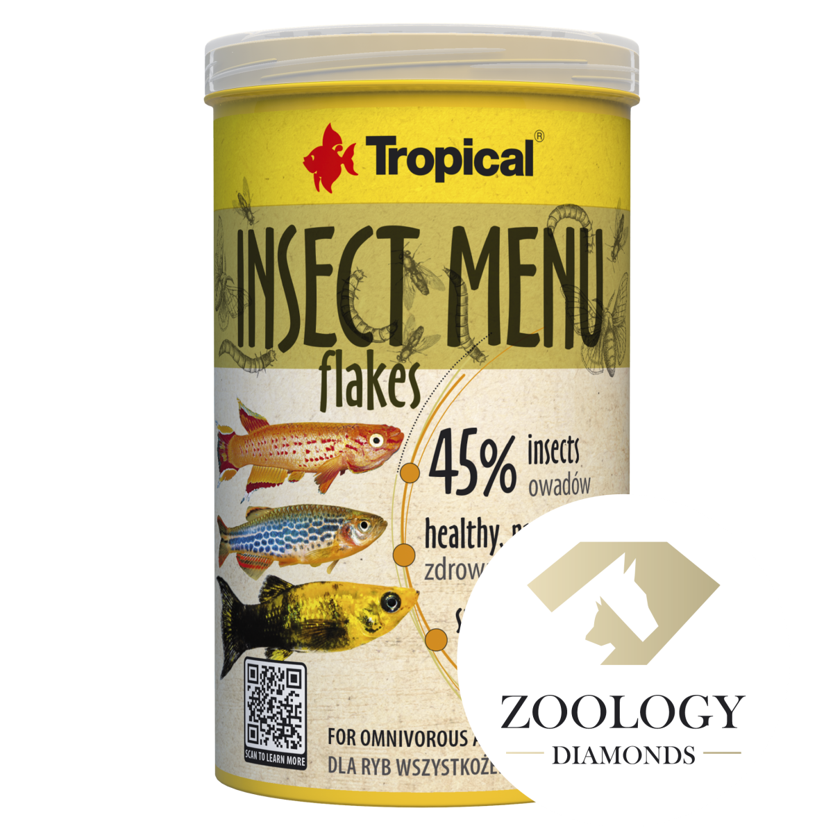 Different Insect Menu INSECT MENU FLAKES - MundiAquariumCenter